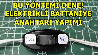 SAKIN ÇÖPE ATMA BU YÖNTEMİ DENE Elektrikli Battaniye Anahtarı Yapımı Elektrikli Battaniye Tamiri [upl. by Miltie]