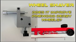 Testing the pinewood derby wheel shaver [upl. by Zitvaa]