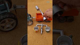 Mini tractor project mini motor water pump science project video [upl. by Kelley]