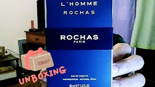 ROCHAS LHOMME unboxing reseña en español [upl. by Renie]