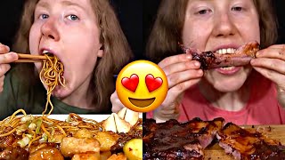 SongByrd ASMR teaches you how to eat the RIGHT way😍 [upl. by Yllah]