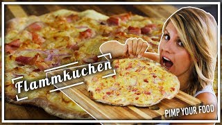 Flammkuchen selbst machen  so knusprig amp lecker  Felicitas Then  Pimp Your Food [upl. by Woodhead932]