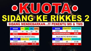 SIDANG MENUJU RIKKES 2 BINTARA DAN TAMTAMA 2024  SIMULASI [upl. by Zetram]