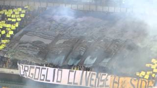 Coreografia Curva Nord Chievo nel derby con Hellas Verona 5414 [upl. by Keithley]