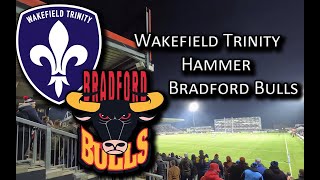 Wakefield Trinity vs Bradford Bulls 15th March season opener [upl. by Ezaria]