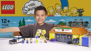 The KWIKEMART  LEGO SIMPSONS Set 71016  Timelapse Build Unboxing amp Review [upl. by Gniy]