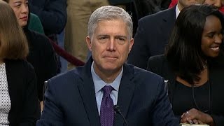 Neil Gorsuch on Trump quotNo man is above the lawquot [upl. by Marijane]