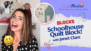 Sew up a School House Quilt Block [upl. by Alodie]