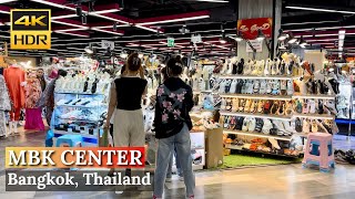 BANGKOK MBK Shopping Center quotTourists Favorite Shopping Mallquot  Thailand 4K HDR Walking Tour [upl. by Erasmus]