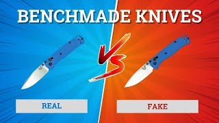 Real vs Fake Benchmade Knives [upl. by Eelah797]