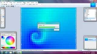 How To Make A Cool Swirl In PaintNet [upl. by Annmarie]