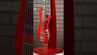 AmpMaster 5 Bass MEDIUM Scale 32quot  Woodcraft electric guitars Dual Pickup Match Headstock [upl. by Htiduj]