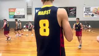 2024 NSWCCC semi finals Intermediate Basketball Championship Marist vs Mater Maria Warriewood [upl. by Aliam]