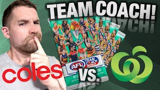 AFL TeamCoach 2024 Coles V Woolies Pack Battle [upl. by Arrait775]