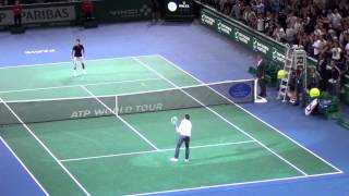 Zlatan Ibrahimovic plays tennis with Novak Djokovic HD [upl. by Taima]