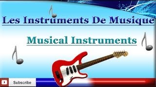 Learn French  Musical Instruments  Les instruments de musique [upl. by Haem]