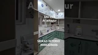 Best 2bhk interiors Hyderabad kitchendesign modularkitchen home interiordesign hyderabad [upl. by Asserak]