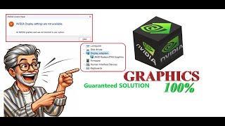 NVIDIA graphics card was Not Detected in your System  Graphics not working  Graphics problem [upl. by Analed]