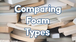 Comparing Foam Types [upl. by Zetnas12]