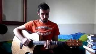 Everybody Wants To Be A Cat The Aristocats  Acoustic Guitar Arrangement [upl. by Arabela]