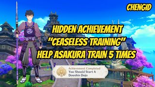 Hidden Achievement  You Should Start a Doushin Dojo  Ceaseless Training  Genshin Impact [upl. by Dyke468]