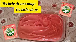 Recheio de morango com suco Tang estruturado para bolorecheio de bicho de pé [upl. by Onaivlis930]