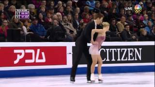 2016 Worlds TARASOVA MOROZOV LP RUS NBC [upl. by Eedrahs]