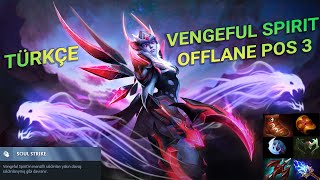 Dota 2  Vengeful Spirit Offlane Pos 3  Türkçe  Oyun Sonu Mini Rehber [upl. by Rosy662]