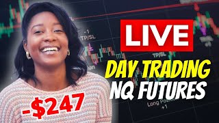 LIVE Day Trading Nasdaq Futures 247 Loss ApexTraderFunding Evals [upl. by Coats]