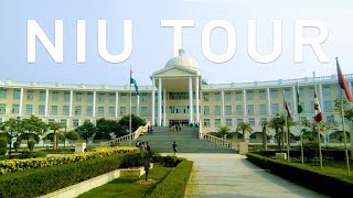 Noida International University Tour The Most Beautiful College in India 4K [upl. by Macnair131]