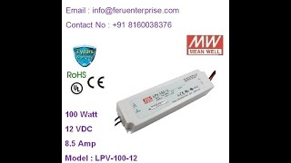 Lpv10012 Meanwell Led Driver [upl. by Anaillil]