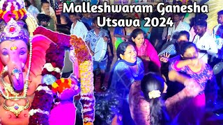 Malleshwaram Ganesha Utsava 2024  Crazy Tamate Beats  Tamate Dance  Tamate Music  Temptation [upl. by Acirtal862]