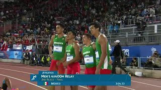 Final Relevo 4 x 400 Metros Hombres Juegos Panamericanos 2023 [upl. by Arimak]