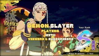 Live   DEMON SLAYER  RANKED PVP MATCHES  demonslayer justchatting [upl. by Matazzoni602]