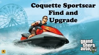 GTA V  Coquette Supercar Find and Upgrade [upl. by Gosselin]