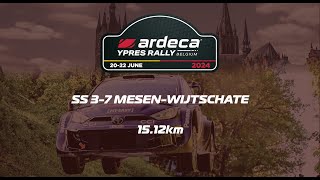 Ardeca Ypres Rally 2024  SS 37 MesenWijtschate [upl. by Aicirtap]