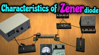 Characteristics of Zener diode experiment  zener diode  VI graph of zener diode  class 12 zener [upl. by Lipski]