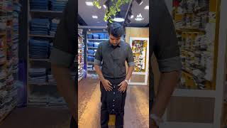 Easy shirt folding method  shirt folding mensfashion fashionhacks foldingtips [upl. by Yetnruoc]