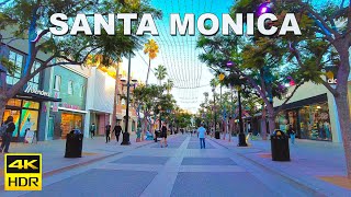 Downtown Santa Monica  Los Angeles California  November 2023 [upl. by Letsyrhc]