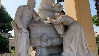 Old Graveyard with monolithic crypts  The Campo Verano  Rome Italy  ECTV [upl. by El690]