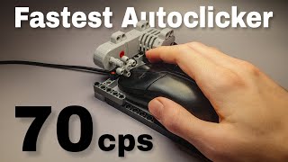 Worlds fastest 70 CPS Lego Technic AUTOCLICKER [upl. by Ophelie]