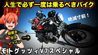 【絶滅寸前】バイク乗りならモトグッツィV7は必ず一度は乗るべき【MOTO GUZZIモトグッチ V7 SPECIALスペシャル】 [upl. by Nolyak]