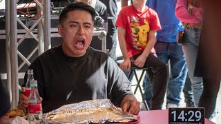 Youtuber vence a “La Cazuela más Viral de Dos Kilos de Menudo” [upl. by Yadnus]