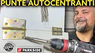 Punte per cenriere Punte di trapano autocentranti Come si usano Tutorial Fai da te Parkside lidl [upl. by Selene]