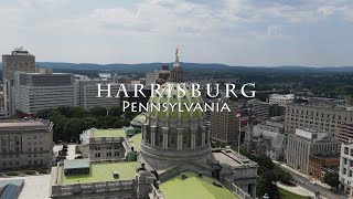 Harrisburg Pennsylvania  4K Drone Tour [upl. by Gilmore]