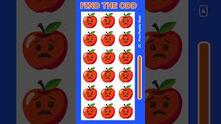 Find the ODD One Out 🍊🍎 Emoji Quiz  Fun Family Quiz oddoneoutchallenge [upl. by Nibot]