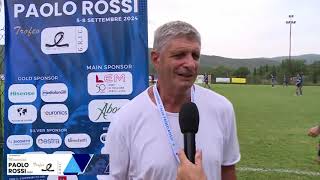 Interviste  Memorial Paolo Rossi 2024 Rossano Rossi [upl. by Misa]