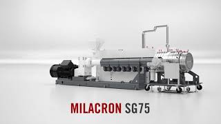 Milacron Single Screw SG 75 Extruder [upl. by Sims]