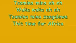 Shakira Waka Waka LYRICS [upl. by Eima]