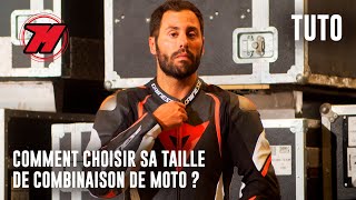 Comment choisir LA TAILLE dune COMBINAISON DE MOTO [upl. by Roxy]